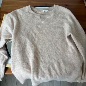 Garnet Hill Light Brown Cashmere Sweater